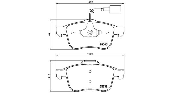 MAGNETI MARELLI Комплект тормозных колодок, дисковый тормоз 363700423132